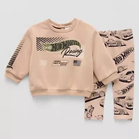 Grayson Little Baby Boys 2-pc. Hot Wheels Legging Set