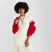 Joaquina for JCPenney Womens Juniors Short Sleeve Maxi Dress