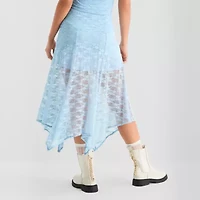 Joaquina for JCPenney Womens Low Rise Long Juniors Flared Skirt
