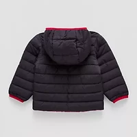 Okie Dokie Baby Boys Water Resistant Midweight Reversible Puffer Jacket