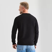 St. John's Bay Fine Gauge Mens Crew Neck Long Sleeve Pullover Sweater