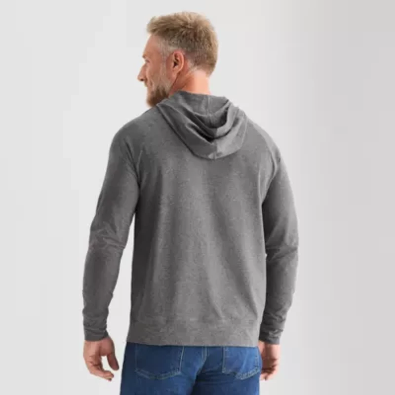 Sierra Pacific Mens Long Sleeve Moisture Wicking Zipper Active Hoodie