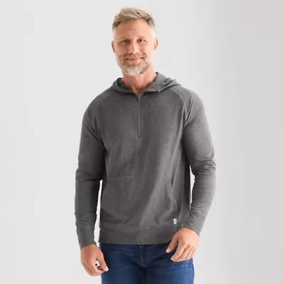 Sierra Pacific Mens Long Sleeve Moisture Wicking Zipper Active Hoodie