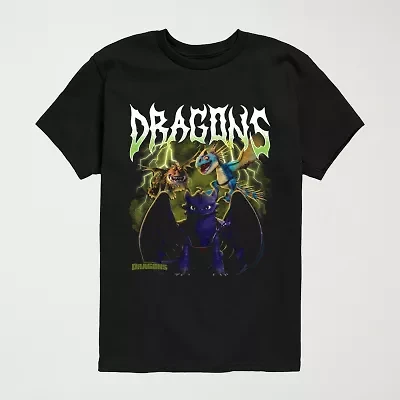 Little & Big Kid Boys Crew Neck Short Sleeve Regular Fit Graphic T-Shirt