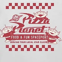 Pizza Planet Little & Big Kid Boys Crew Neck Short Sleeve Regular Fit Toy Story Graphic T-Shirt