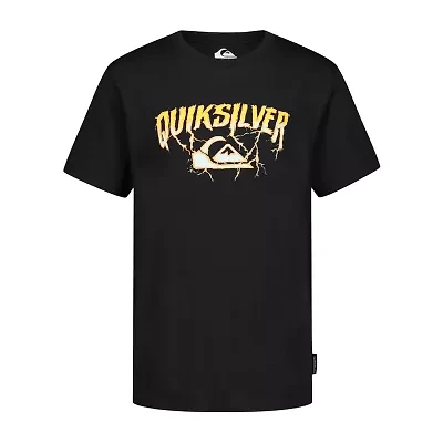 Quiksilver Big Kid Boys Crew Neck Short Sleeve Regular Fit Graphic T-Shirt