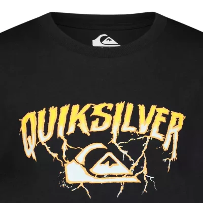 Quiksilver Big Kid Boys Crew Neck Short Sleeve Regular Fit Graphic T-Shirt