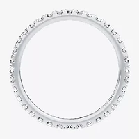 H-I / Si1-Si2) Womens 1/ CT. T.W. Lab Grown White Diamond 10K White Gold Eternity Wedding Band