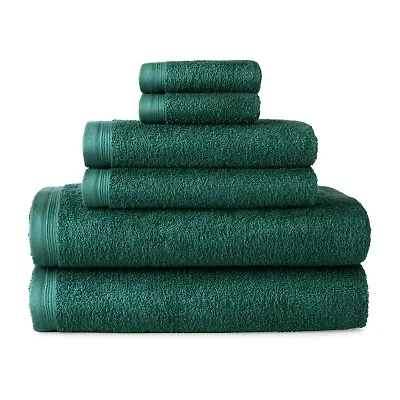 Home Expressions 6-pc. Solid Bath Towel Set