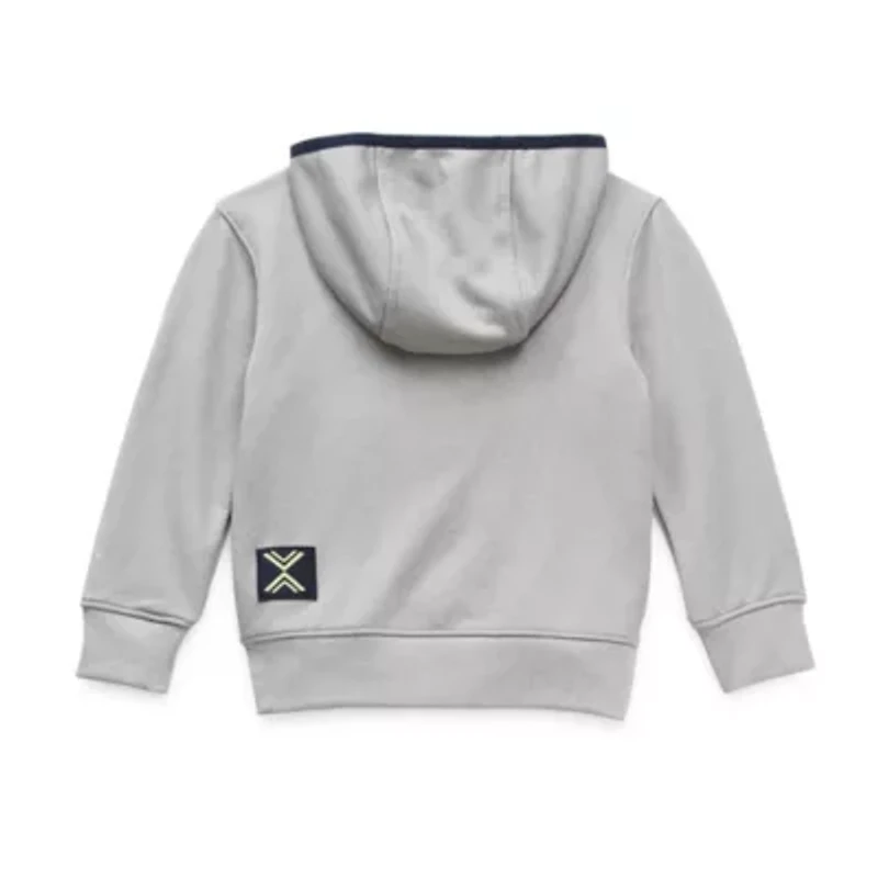 Xersion Toddler Boys Long Sleeve Moisture Wicking Zipper Hoodie
