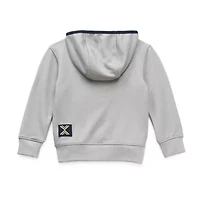 Xersion Toddler Boys Long Sleeve Moisture Wicking Zipper Hoodie