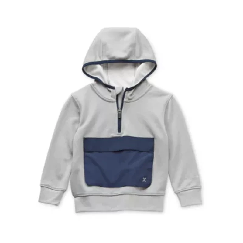 Xersion Toddler Boys Long Sleeve Moisture Wicking Zipper Hoodie
