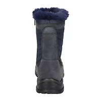 Easy Street Womens Frazer Slip Resistant Flat Heel Winter Boots