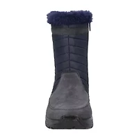 Easy Street Womens Frazer Slip Resistant Flat Heel Winter Boots