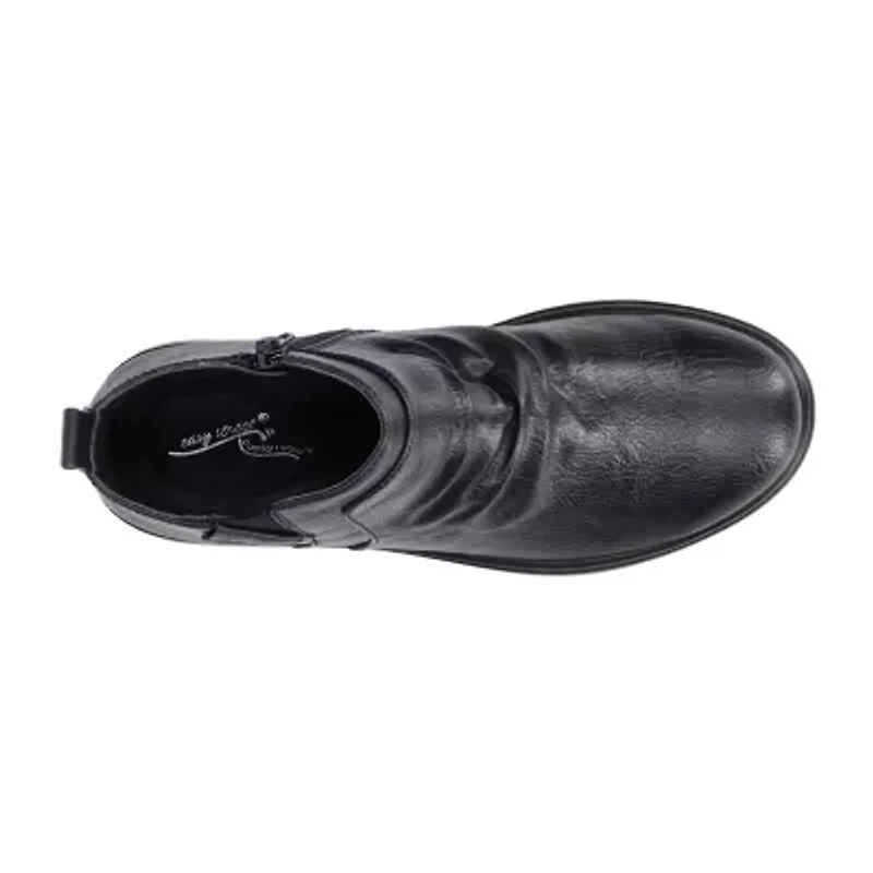 Easy Street Womens Ariadne Flat Heel Booties