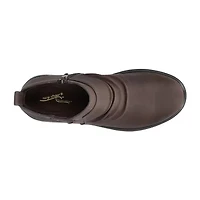 Easy Street Womens Ariadne Flat Heel Booties