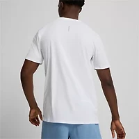 PUMA Mens Crew Neck Short Sleeve Active T-Shirt