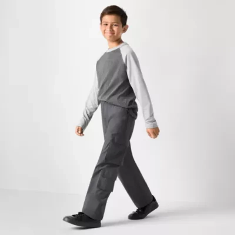 Thereabouts Little & Big Kid Boys Stretch Fabric Straight Cargo Pant