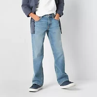 Thereabouts Little & Big Kid Boys Adjustable Waist Stretch Fabric Regular Fit Bootcut Jean