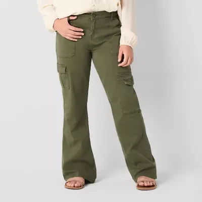 Thereabouts Little & Big Kid Girls Flare Cargo Pant