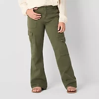 Thereabouts Little & Big Kid Girls Flare Cargo Pant