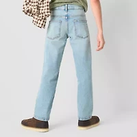 Thereabouts Little & Big Kid Boys Adjustable Waist Stretch Fabric Straight Leg Jean