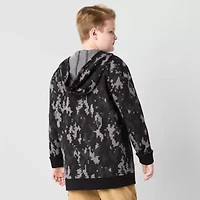 Xersion Little & Big Kid Boys Long Sleeve Fleece Zipper Active Hoodie