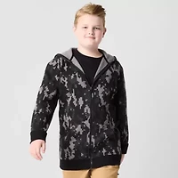 Xersion Little & Big Kid Boys Long Sleeve Fleece Zipper Active Hoodie