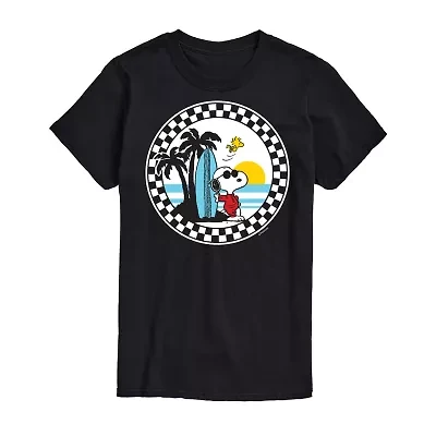 Mens Short Sleeve Snoopy Graphic T-Shirt