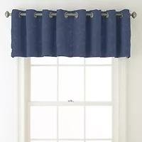 Liz Claiborne Quinn Leaf Grommet Top Single Insert Valance