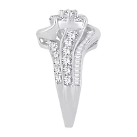 Womens 2 CT. T.W. Natural White Diamond 10K Gold Round Engagement Ring