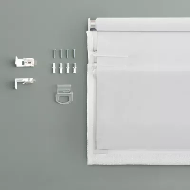 Sun Zero Pryer Energy Saving Cordless 100% Blackout Roman Shade