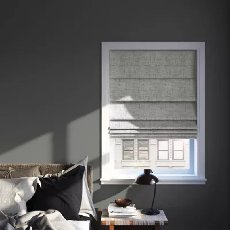 Sun Zero Somerton Energy Saving Cordless Blackout Roman Shade
