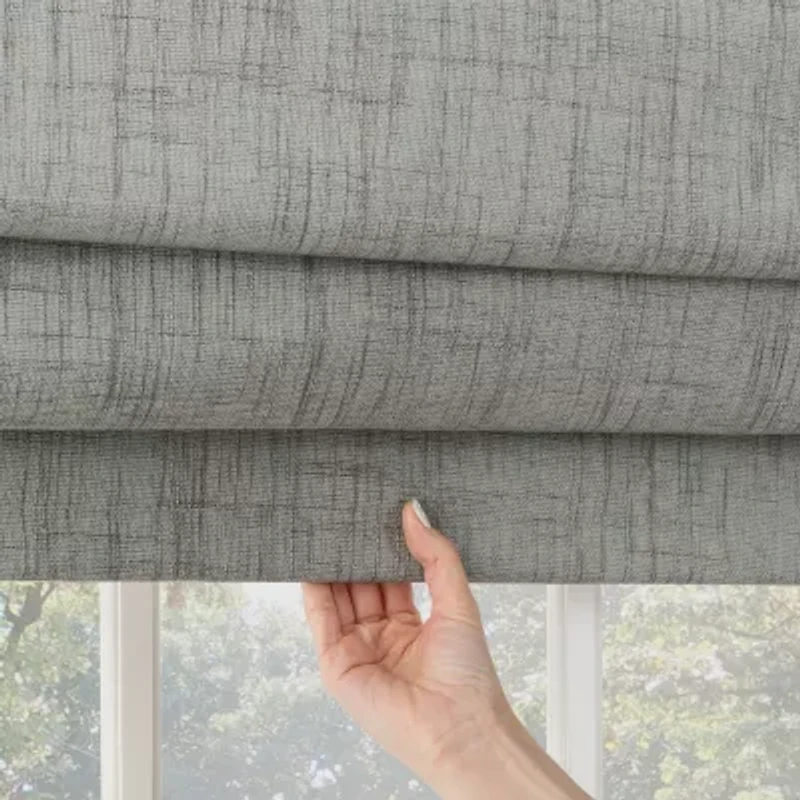 Sun Zero Somerton Energy Saving Cordless Blackout Roman Shade