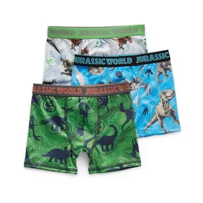 Toddler Boys Jurassic World 3 Pack Boxer Briefs Tabp1240