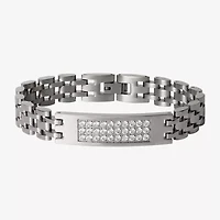Shaquille O'Neal XLG Mens Stainless Steel 9 Inch Link Chain Bracelet