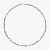 Shaquille O'Neal XLG Mens Stainless Steel 24 Inch Wheat Chain Necklace