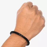 Shaquille O'Neal XLG™ Mens Stainless Steel 9 Inch Solid Link Chain Bracelet