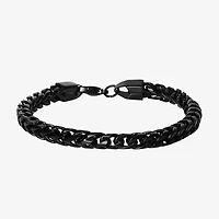 Shaquille O'Neal XLG™ Mens Stainless Steel 9 Inch Solid Link Chain Bracelet