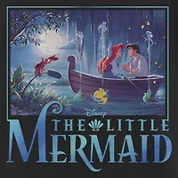 Disney Collection Little & Big Kid Girls Crew Neck Short Sleeve Regular Fit Ariel The Mermaid Graphic T-Shirt