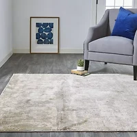 Weave And Wander Parker Abstract Machine Made Indoor Rectangle Area Rugs