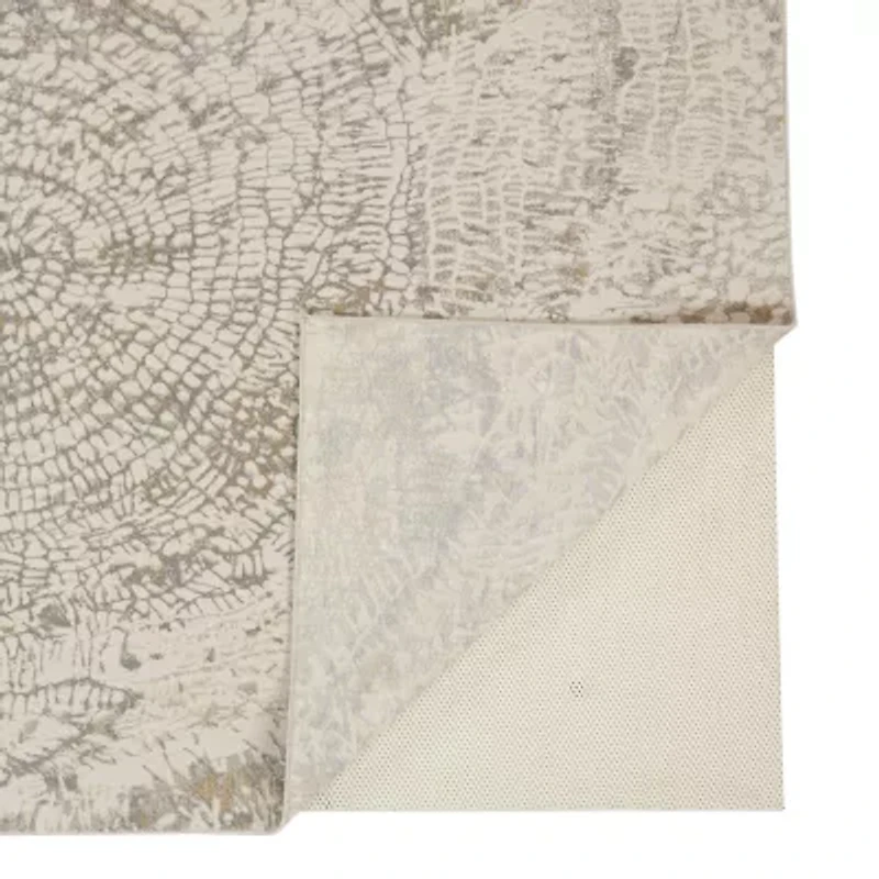 Weave And Wander Parker Abstract Machine Made Indoor Rectangle Area Rugs