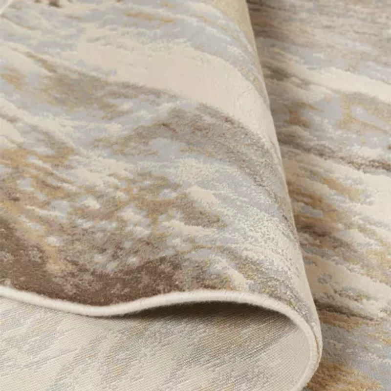 Weave And Wander Parker Abstract Machine Made Indoor Rectangle Area Rugs