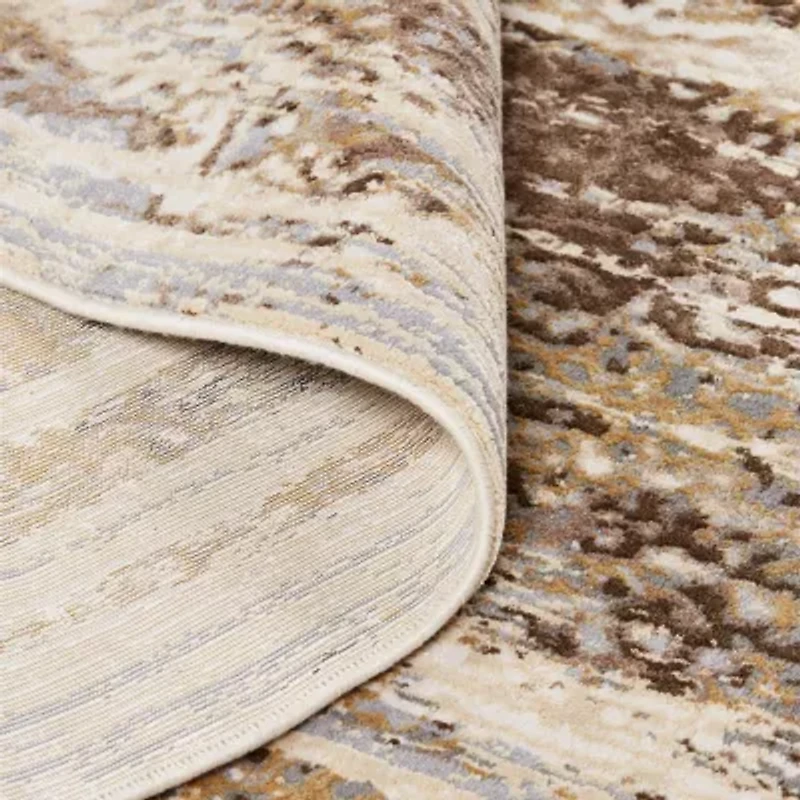 Weave And Wander Parker Abstract Machine Made Indoor Rectangle Area Rugs