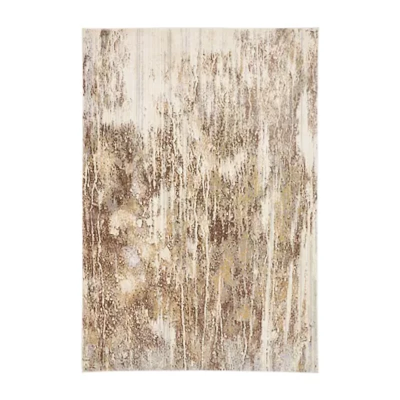 Weave And Wander Parker Abstract Machine Made Indoor Rectangle Area Rugs