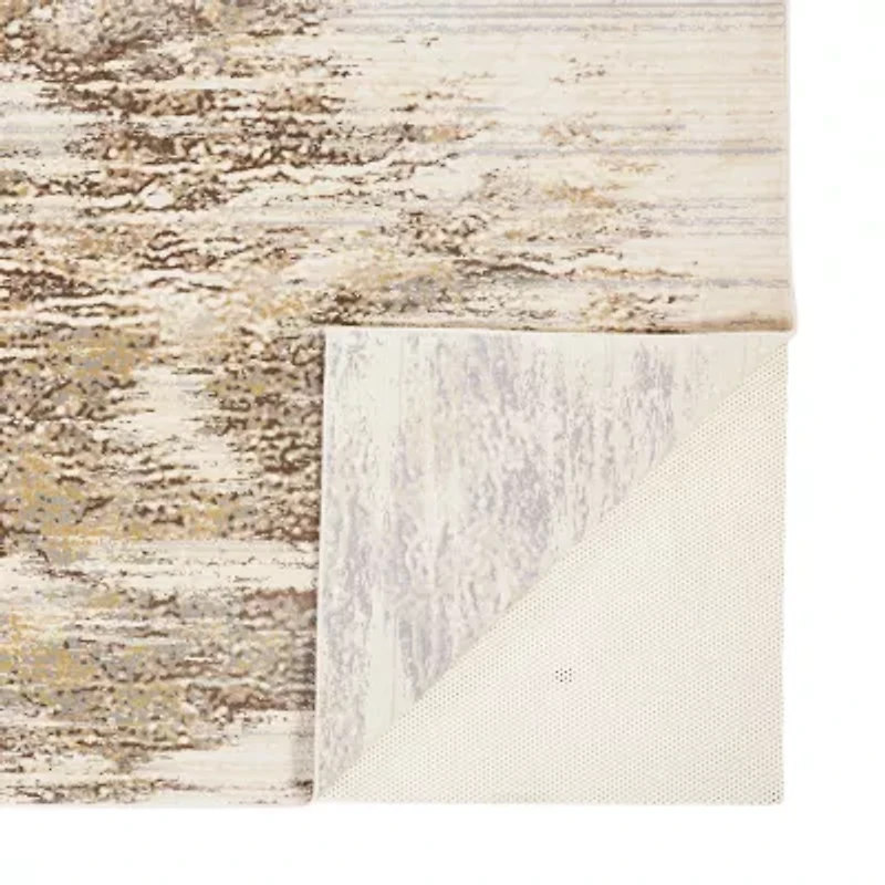 Weave And Wander Parker Abstract Machine Made Indoor Rectangle Area Rugs