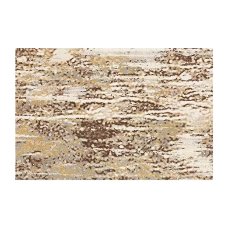 Weave And Wander Parker Abstract Machine Made Indoor Rectangular Accent Rug