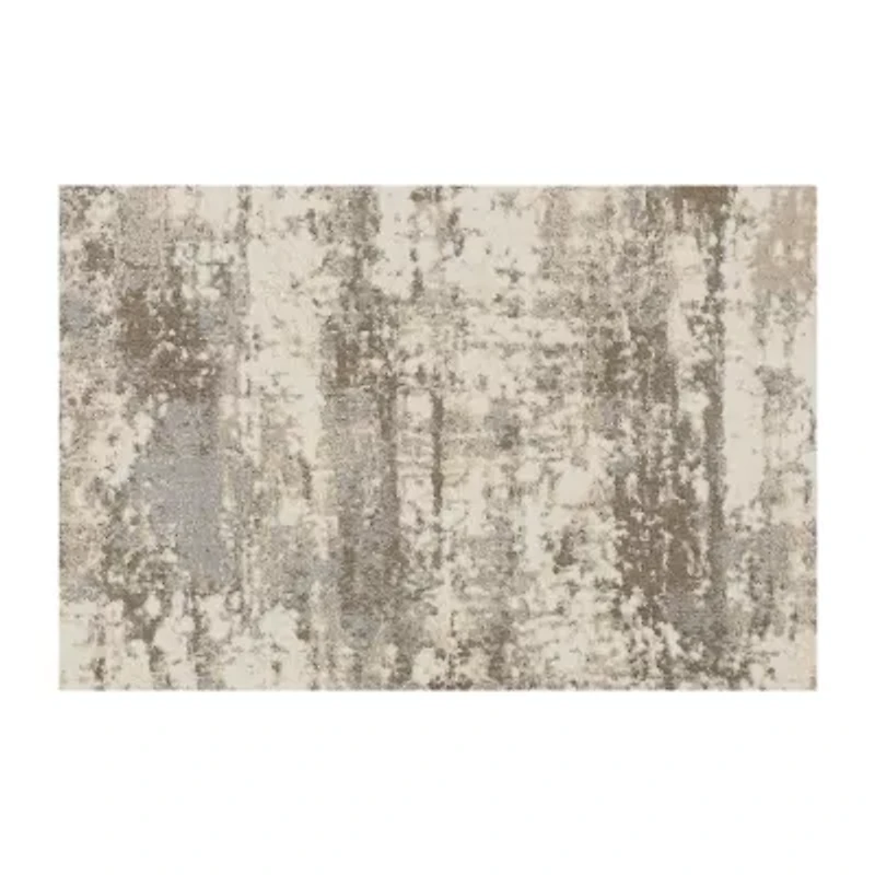 Weave And Wander Parker Abstract Machine Made Indoor Rectangle Area Rugs