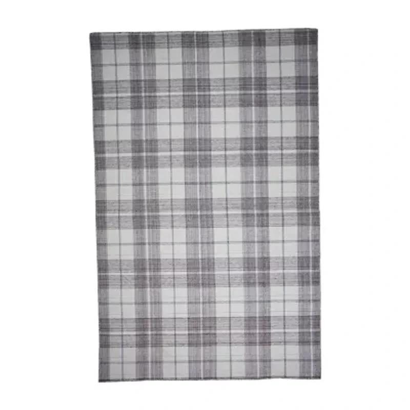 Weave And Wander Jens Plaid Flatweave Indoor Rectangle Area Rugs