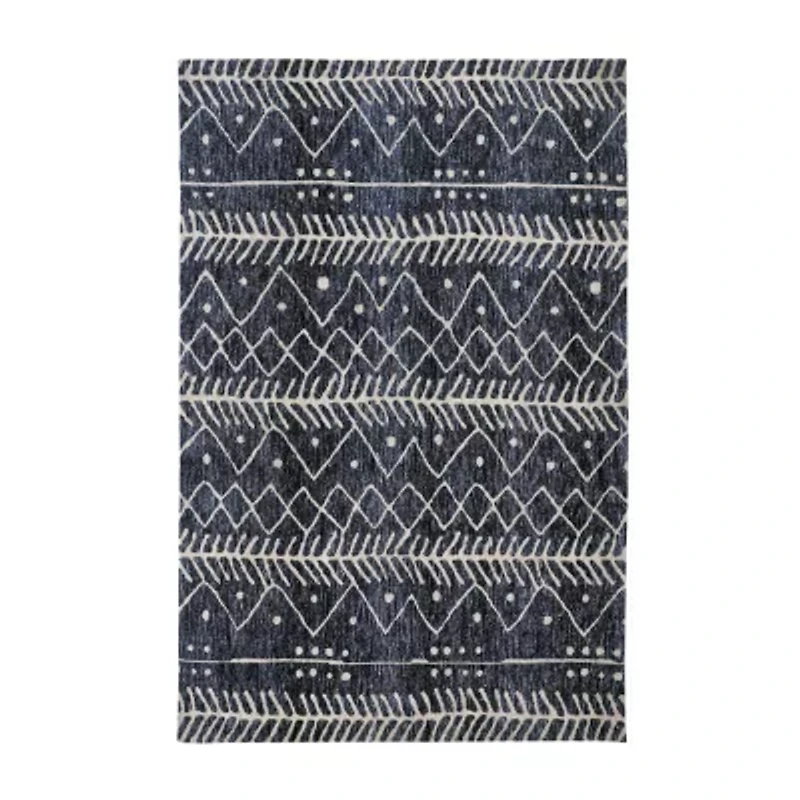 Weave And Wander Oliena Stripe Machine Made Indoor Rectangle Area Rugs